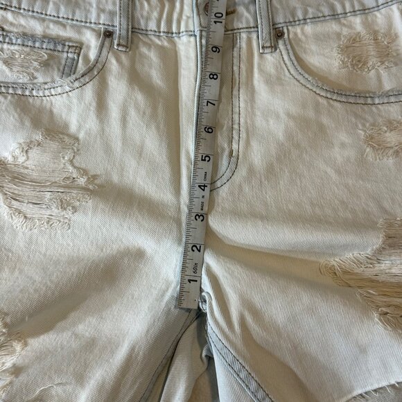 BDG Dropped Waist Destroy Light Wash Denim Shorts Size 26" Waist Urban Outfitter - Picture 9 of 9